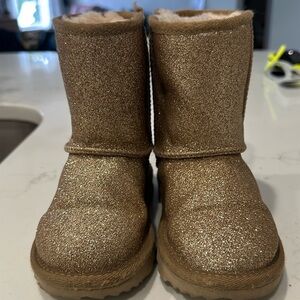 Gold Glitter Toddler UGG Boots